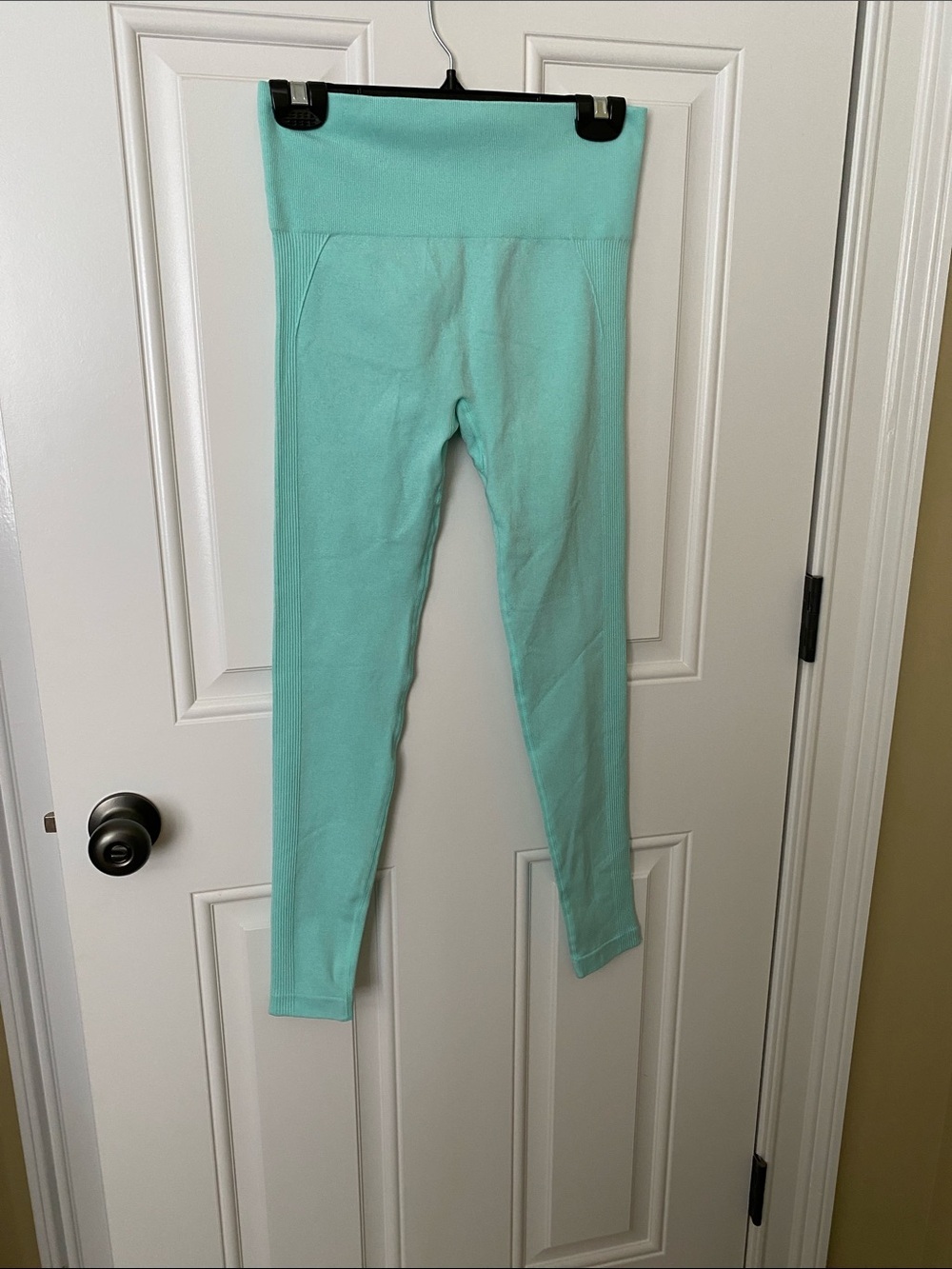 Source Unknown Mint Green High-Waist Leggings